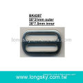 metal rectangle strap buckle for belt (#BK4307/38mm inner)